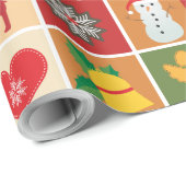 kerstdecoratie cadeaupapier (Rol Hoek)