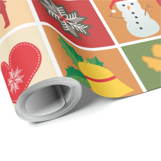 kerstdecoratie cadeaupapier (Rol Hoek)