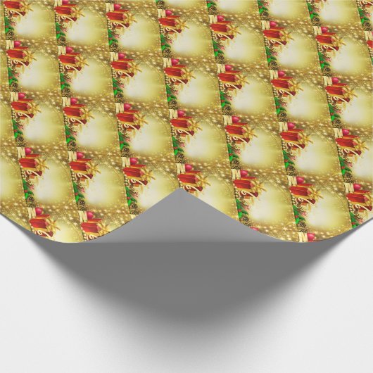 kerstdecoratie cadeaupapier (Hoek)