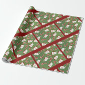 Kerstdecoratie Cadeaupapier (Uitgerold)