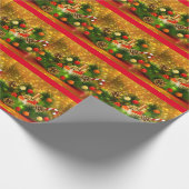 kerstdecoratie cadeaupapier (Hoek)