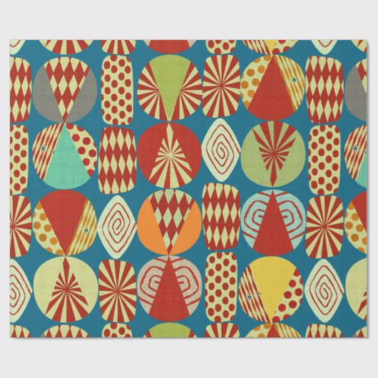 kerstdecoratie cadeaupapier (Vlak)