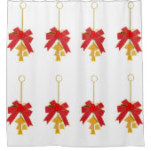 Kerstdecoratie douchegordijn (Voorkant)