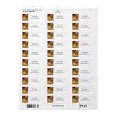 kerstdecoratie etiket (Full Sheet)