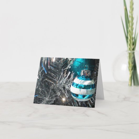 kerstdecoratie feestdagen kaart (Voorkant)