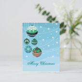 kerstdecoratie feestdagenkaart (Staand voorkant)