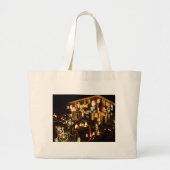 Kerstdecoratie in de openlucht grote tote bag (Voorkant)
