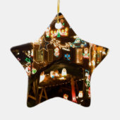 Kerstdecoratie in de openlucht keramisch ornament (Voorkant)