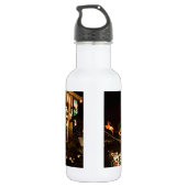 Kerstdecoratie in de openlucht waterfles 