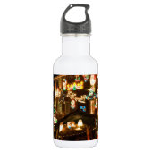 Kerstdecoratie in de openlucht waterfles  (Voorkant)