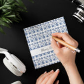 Kerstdecoratie in Delfts Blauw aanpasbaar Kaart