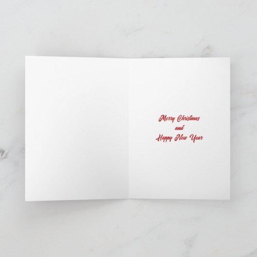 kerstdecoratie kaart (Binnen)