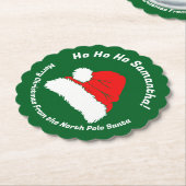 Kerstdecoratie Kartonnen Onderzetters (Gekanteld)