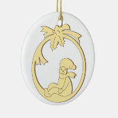 Kerstdecoratie Keramisch Ornament (Rechts)