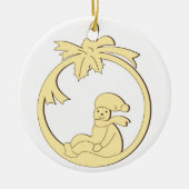 Kerstdecoratie Keramisch Ornament (Voorkant)