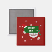 Kerstdecoratie - koelkast Magneet (Voorkant / Achterkant)