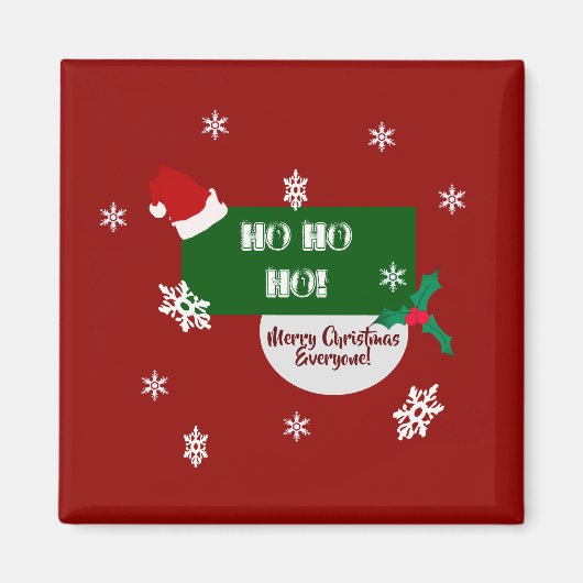 Kerstdecoratie - koelkast Magneet (Voorkant)