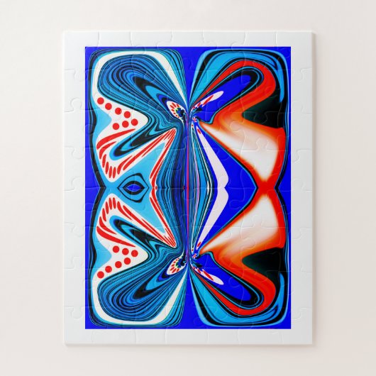 Kerstdecoratie kunst legpuzzel (Verticaal)