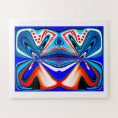 Kerstdecoratie kunst legpuzzel (Horizontaal)