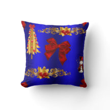 Kerstdecoratie op blauw