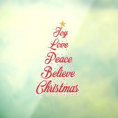 Kerstdecoratie Raamsticker (Vel 3)