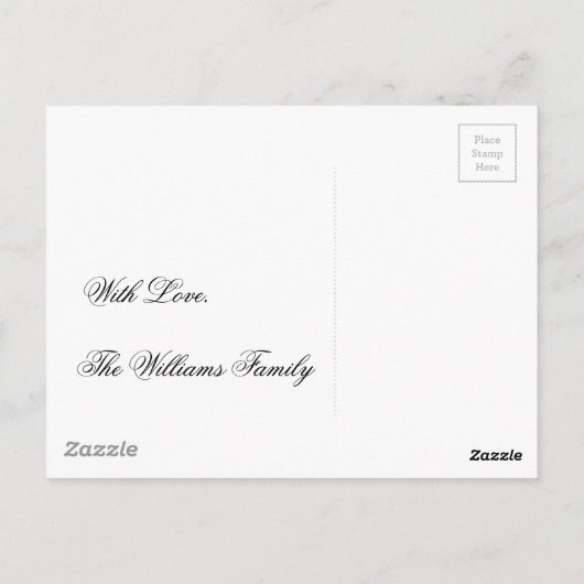 Kerstdecoratie Rode Baubles Briefkaart (Achterkant)