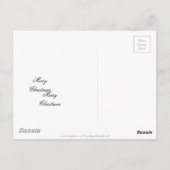 Kerstdecoratie Rode Baubles Briefkaart (Achterkant)