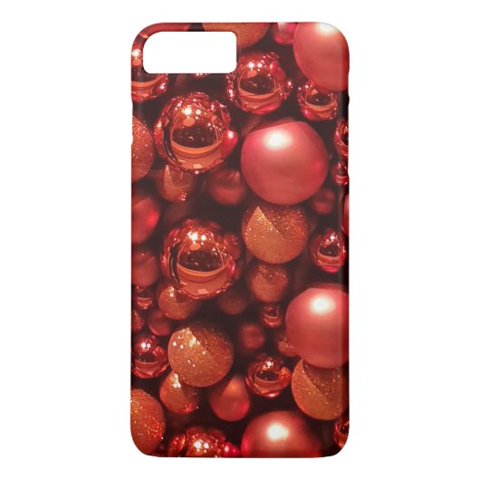 Kerstdecoratie Rode Baubles Case-Mate iPhone Case (Achterkant)