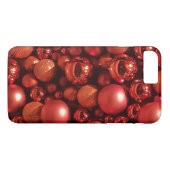 Kerstdecoratie Rode Baubles Case-Mate iPhone Case (Achterkant (Horizontaal))