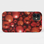 Kerstdecoratie Rode Baubles Case-Mate iPhone Case (Achterkant (horizontaal))