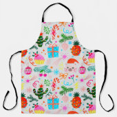 kerstdecoratie schort (Voorkant)