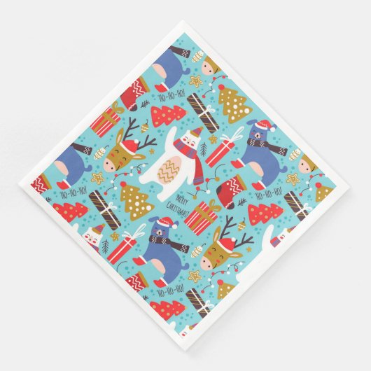 kerstdecoratie servet (Hoek)