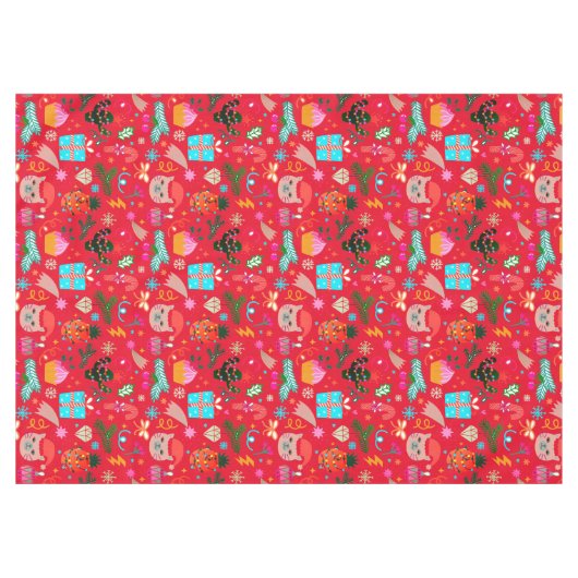 kerstdecoratie tafelkleed (Voorkant (Horizontaal))