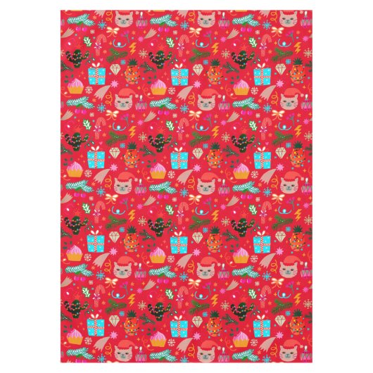 kerstdecoratie tafelkleed (Voorkant)