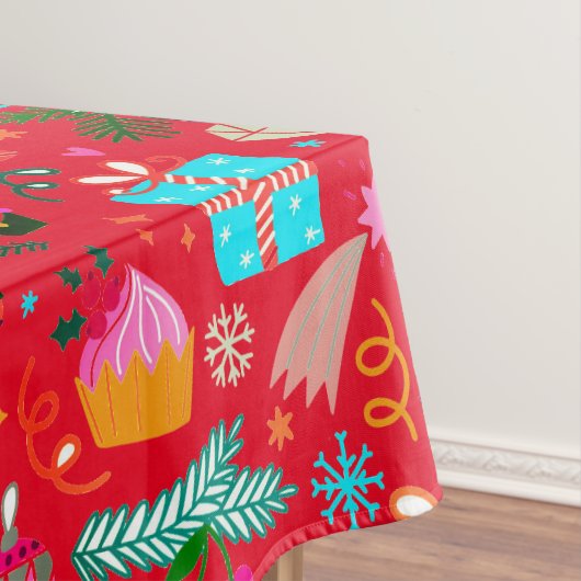 kerstdecoratie tafelkleed (Voorbeeld)