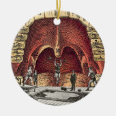 kerstdecoratie tandheelkundig kantoor keramisch ornament (Voorkant)