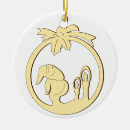 Kerstdecoratie te schorsen keramisch ornament