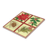 kerstdecoratie tegeltje (Zijkant)