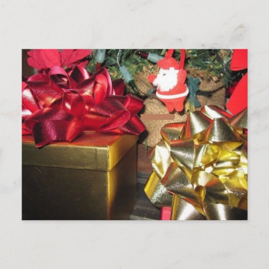 Kerstdecoratie Vakantie Briefkaart (Voorkant)