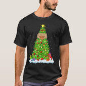 Kerstdecoratie verlicht Kerstmis Kerstmis T-shirt (Voorkant)