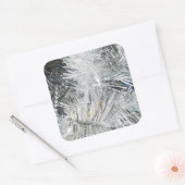 kerstdecoratie vierkante sticker (Envelop)