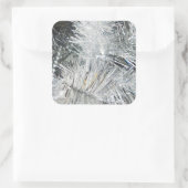 kerstdecoratie vierkante sticker (Tas)