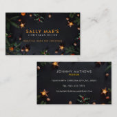 kerstdecoratie-Visitekaartjes Visitekaartje (Voorkant / Achterkant)