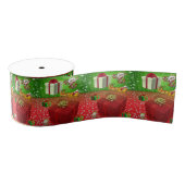 Kerstdecoratief lint, Elf Grosgrain Lint (Spoel)