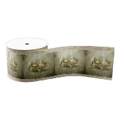 Kerstdecoratief lint, Jezus Christus Grosgrain Lint (Spoel)