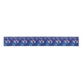 Kerstdecoratief lint, kerstengel grosgrain lint (Voorkant)