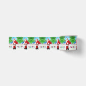 Kerstdecoratief lint, Kerstman Grosgrain Lint (Voorkant)