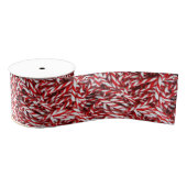 kerstdecoratief lint, snoepriet grosgrain lint (Spoel)