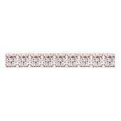 Kerstdecoratief lint, Snowman Elf Grosgrain Lint (Voorkant)
