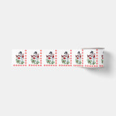 Kerstdecoratief lint, Snowman Grosgrain Lint (Voorkant)